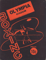 ROBINSON, SUGAR RAY-CHUCK TAYLOR OFFICIAL PROGRAM (1947)