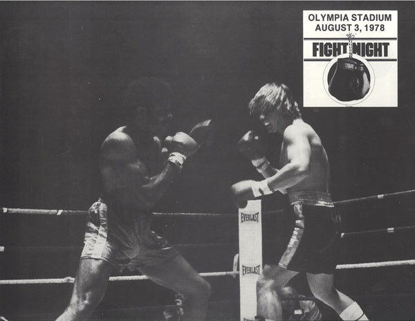HEARNS, TOMMY-EDDIE MARCELLE OFFICIAL PROGRAM (1978)
