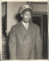ROBINSON, SUGAR RAY WIRE PHOTO (1943-IN THE ARMY)