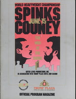 SPINKS, MICHAEL-GERRY COONEY OFFICIAL PROGRAM (1987)