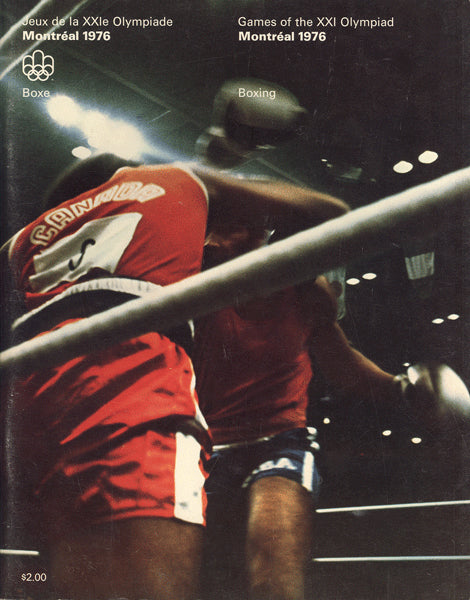 1976 OLYMPIC BOXING PROGRAM (LEONARD, SPINKS, DAVIS) – JO Sports Inc.