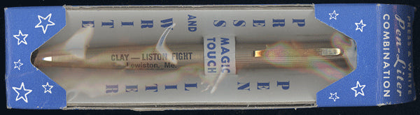 ALI, MUHAMMAD-SONNY LISTON II SOUVENIR PEN (1965-IN ORIGINAL BOX)