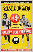 ALI, MUHAMMAD-CLEVELAND WILLIAMS CLOSED CIRCUIT POSTER (1966)