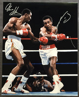 LEONARD, SUGAR RAY & THOMAS "HITMAN" HEARNS SIGNED LARGE FORMAT PHOTO (PSA/DNA)