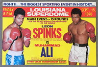 ALI, MUHAMMAD-LEON SPINKS II SOUVENIR POSTER (1978)