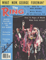 RING MAGAZINE JUNE 1977 (SIGNED BY LEROY NEIMAN)