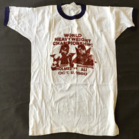 ALI, MUHAMMAD-LARRY HOLMES SOUVENIR T SHIRT (1980)