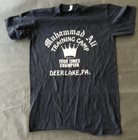 ALI, MUHAMMAD TRAINING CAMP T SHIRT (1980-FOR HOLMES FIGHT)