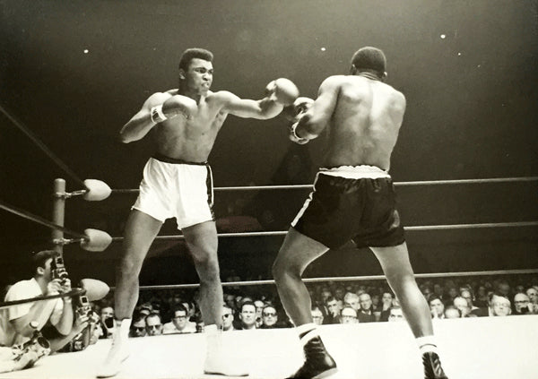 ALI, MUHAMMAD-FLOYD PATTERSON I ORIGINAL LARGE FORMAT PHOTO (1965)