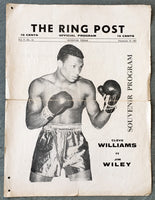 WILLIAMS, CLEVELAND-JIM WILEY OFFICIAL PROGRAM (1961)