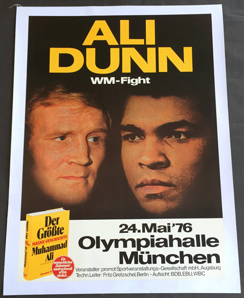 ALI, MUHAMMAD-RICHARD DUNN ON SITE POSTER (1976)