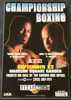 MOSLEY, SUGAR SHANE-ANGEL MANFREDDY SIGNED POSTER (1998-SIGNED BY BOTH)