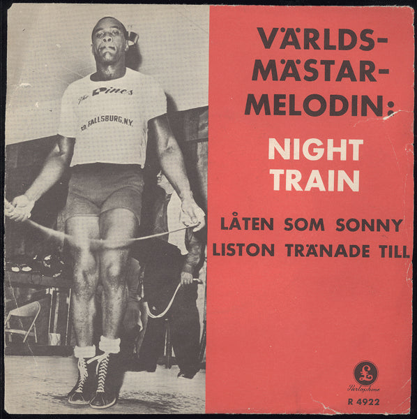 LISTON, SONNY NIGHT TRAIN RECORD (SWEDISH JACKET)