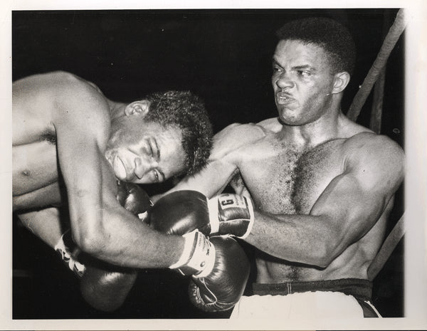 MACHEN, EDDIE-BILLY HUNTER WIRE PHOTO (1960-3RD ROUND)