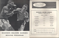 CLAY, CASSIUS-DOUG JONES OFFICIAL PROGRAM (1963)