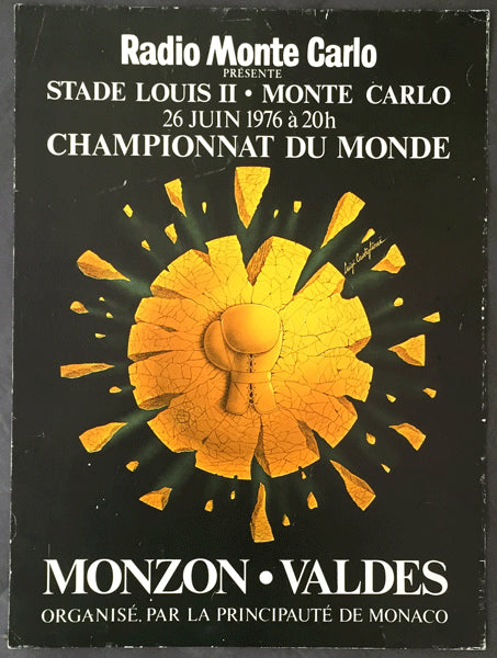 MONZON, CARLOS-RODRIGO VALDEZ I ON SITE POSTER (1976)