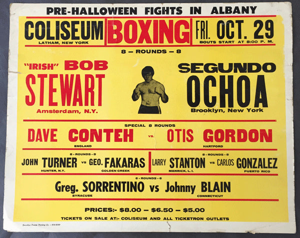 STEWART, "IRISH" BOB-SEGUNDO OCHOA ON SITE POSTER (19