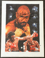 HAGLER, MARVIN SIGNED PRINT