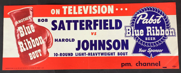 JOHNSON, HAROLD-BOB SATTERFIELD ADVERTISING POSTER (1952)
