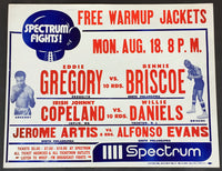 GREGORY, EDDIE (MUSTAFA MUHAMAD)-BENNIE BRISCOE ON SITE POSTER (1975)