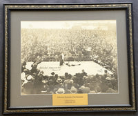 JOHNSON, JACK-STANLEY KETCHEL ORIGINAL LARGE FORMAT PHOTOGRAPH (1909-THE KNOCKOUT)