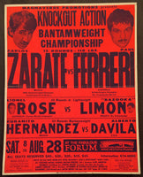 ZARATE, CARLOS-PAUL FERRERI & ROSE-LIMON & DAVILA-HERNANDEZ ON SITE POSTER (1976)