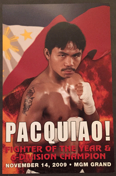 PACQUIAO, MANNY-MIGUEL COTTO ON SITE POSTER (2009)