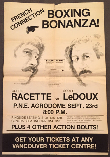 LEDOUX, SCOTT-GORDON RACETTE ON SITE POSTER (1982)