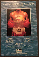 NORRIS, TERRY-RENE JACQUOT ON SITE POSTER (1990)