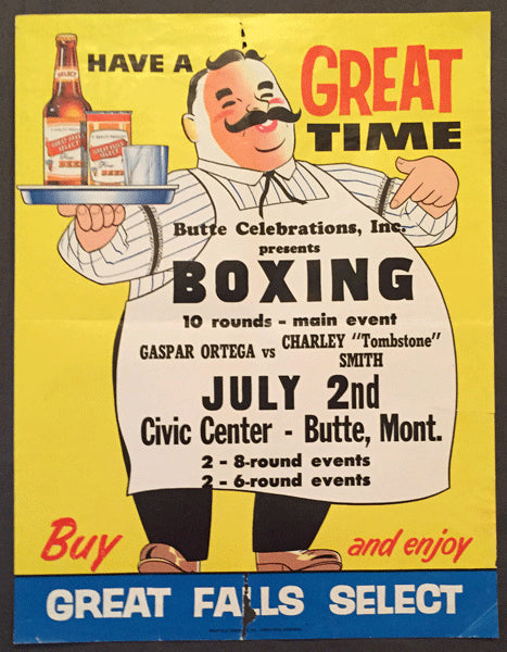 ORTEGA, GASPAR-CHARLEY "TOMBSTONE" SMITH ON SITE POSTER (1962)