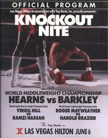 HEARNS, THOMAS-IRAN BARKLEY I OFFICIAL PROGRAM (1988)