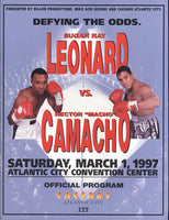 LEONARD, SUGAR RAY-HECTOR "MACHO" CAMACHO OFFICIAL PROGRAM (1997)