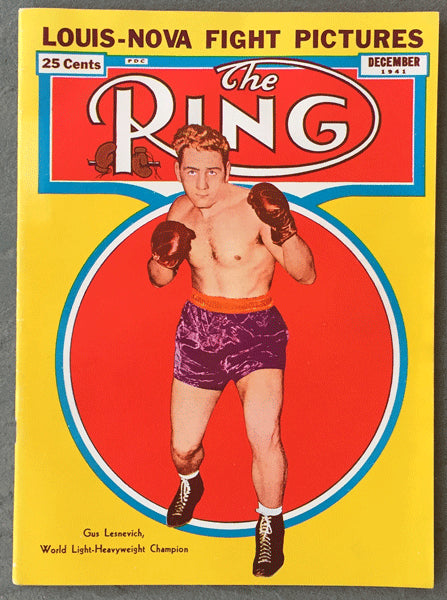 RING MAGAZINE DECEMBER 1941 – JO Sports Inc.