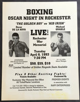 DE LA HOYA, OSCAR-MIKE GRABLE ON SITE POSTER (1993)