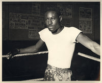 CHARLES, EZZARD ORIGINAL TRAINING PHOTO (1940'S)