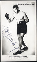 SCHMELING, MAX SIGNED PHOTO