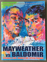 MAYWEATHER, FLOYD-CARLOS BALDOMIR SIGNED OFFICIAL PROGRAM (2006-SIGNED BY LEROY NEIMAN)