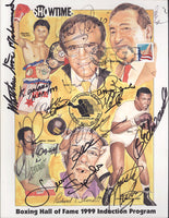 1999 BOXING HALL OF FAME SIGNED INDUCTION PROGRAM