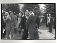 TYSON, MIKE ORIGINAL PHOTO (1985-CUS D'AMATO FUNERAL)