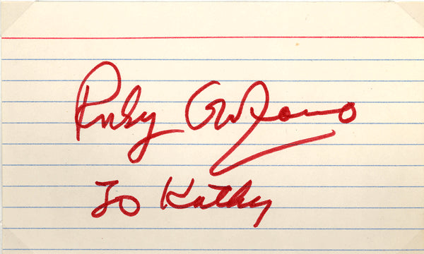 GRAZIANO, ROCKY SIGNED INDEX CARD