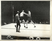 BRADDOCK, JAMES-TOMMY LOUGHRAN WIRE PHOTO (1929-1ST ROUND)