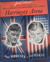 WOODCOCK, BRUCE-JOE BAKSI OFFICIAL PROGRAM (1947)