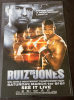 JONES, JR., ROY-JOHNNY RUIZ SIGNED ORIGINAL POSTER (2003-SIGNED BY JONES, JR.)