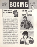 ELLIS, JIMMY-TONY DOYLE OFFICIAL PROGRAM (1971)