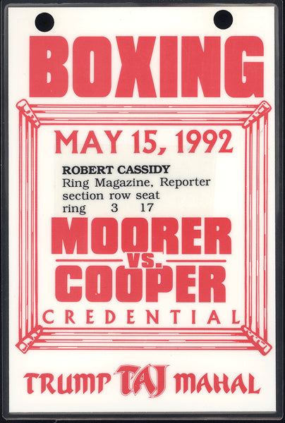 MOORER, MICHAEL-BERT COOPER CREDENTIAL (1992)