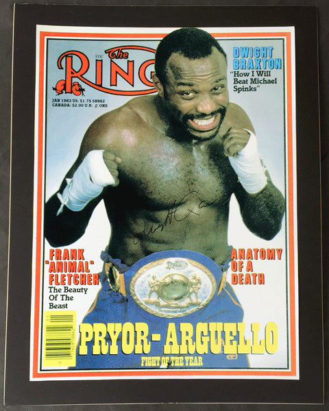 QAWI, DWIGHT SIGNED RING COVER POSTER