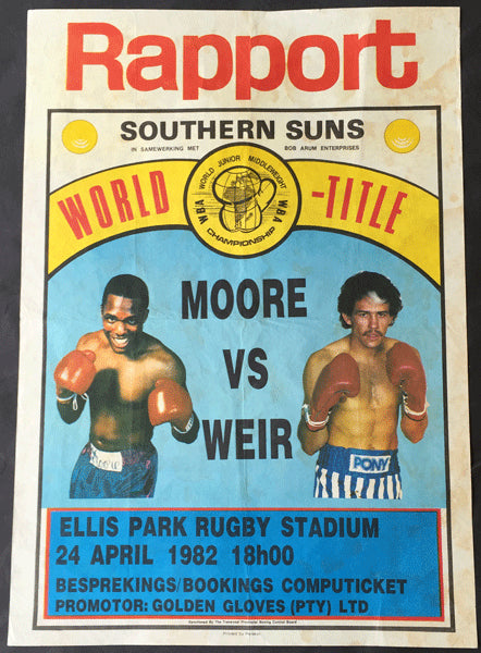 MOORE, DAVEY-CHARLIE WEIR ON SITE POSTER (1982)
