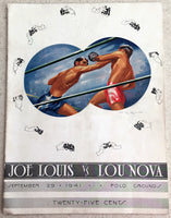 LOUIS, JOE-LOU NOVA OFFICIAL PROGRAM (1941)