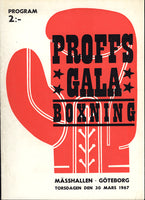 LISTON, SONNY-DAVE BAILY OFFICIAL PROGRAM (1967)