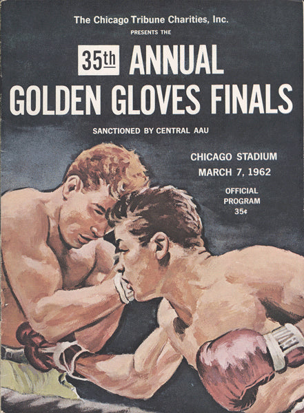 MATHIS, BUSTER GOLDEN GLOVES FINALS PROGRAM (1962)